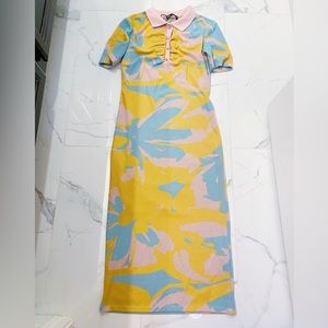 Zara summer printed dress
